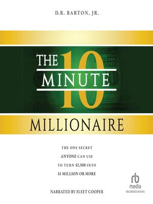 cover image of The 10-Minute Millionaire